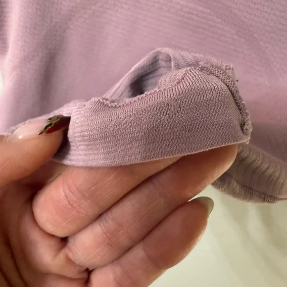 Lululemon Swiftly Tech Mauve Crop Top Size 4 - Picture 2 of 5